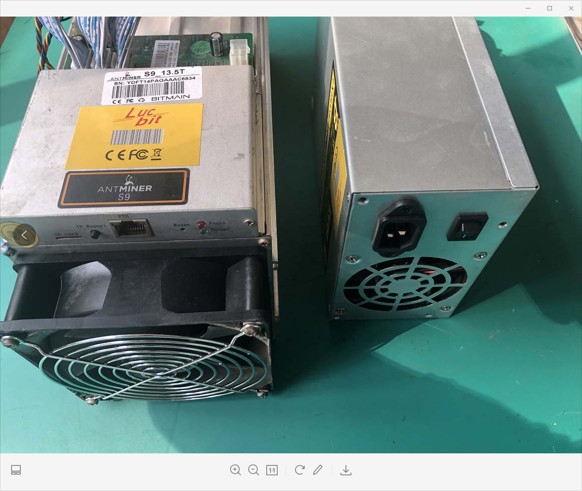 Antminer S9 13.5th (Used)